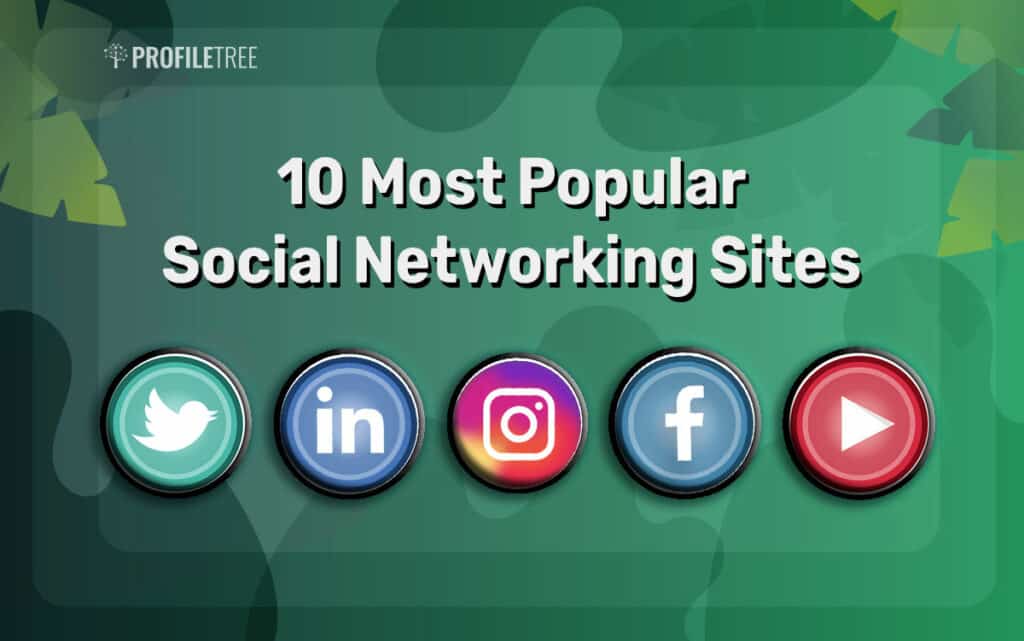 Most Popular social media sites