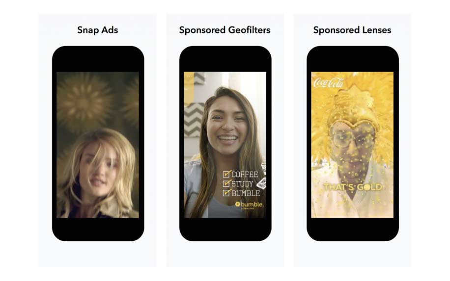 Snapchat for marketing ad examples