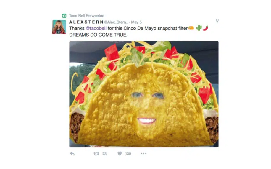 Snapchat for marketing taco bell example - Snapchat Marketing