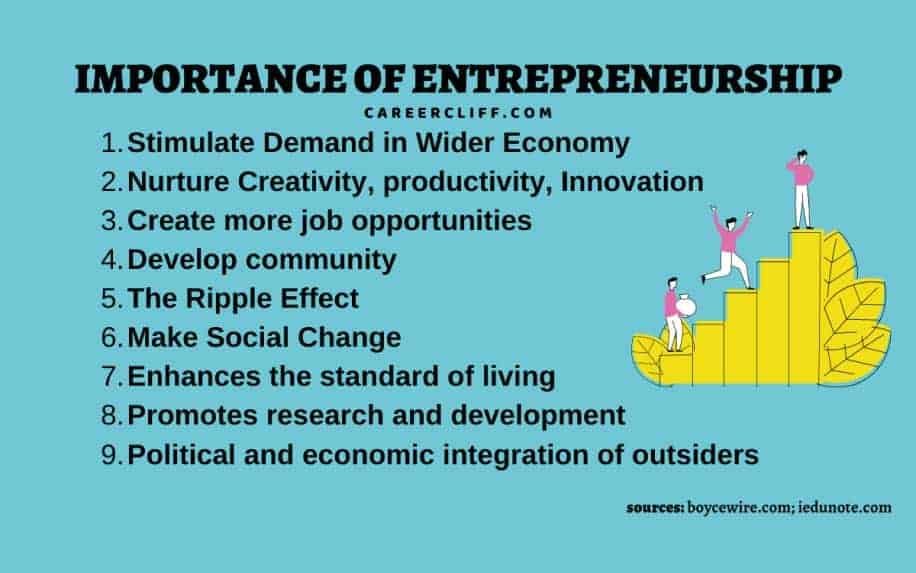 Entrepreneurship in the economy