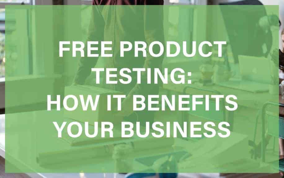 Free product testing featured