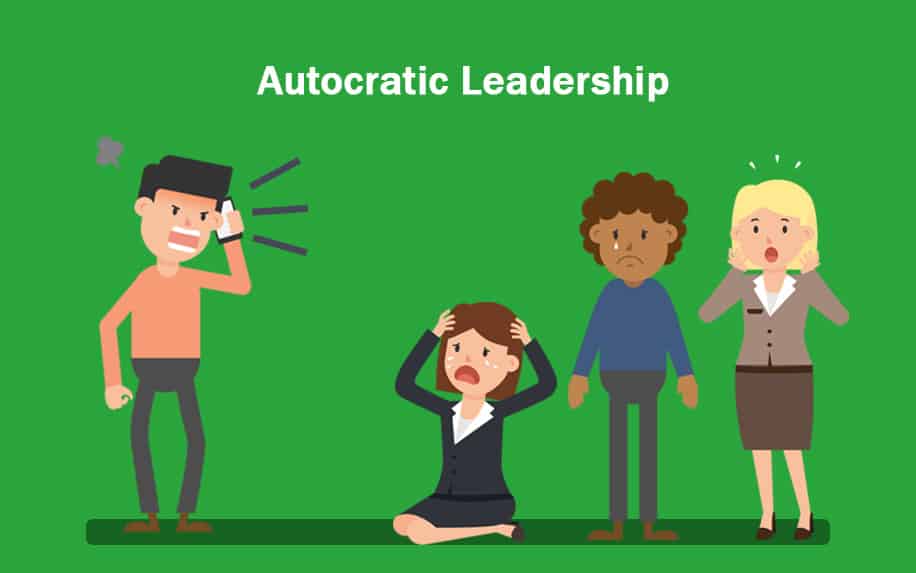 autocratic leadership clipart