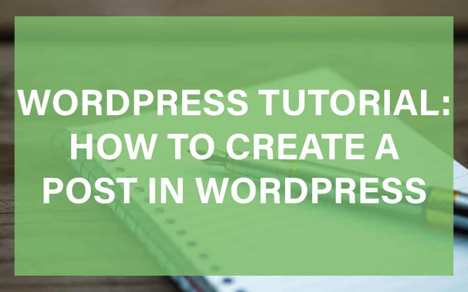 How to create a post in wordpress featured