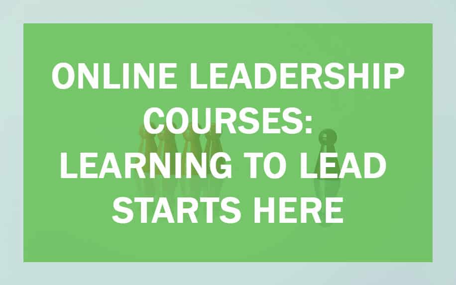 Online leadership courses header image
