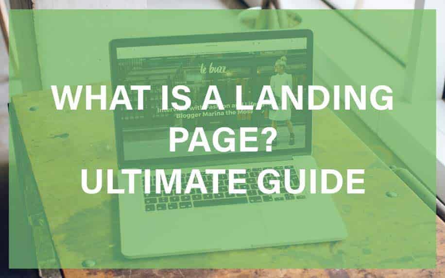 What is a landing page featured image