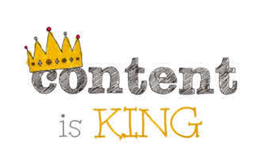 Content is king graphic