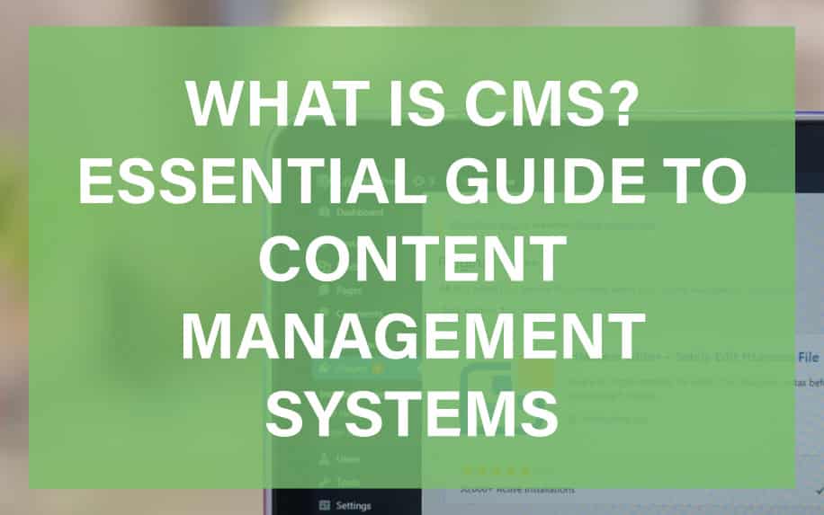 What is a CMS? Your Essential Guide to Content Management Systems in 2024