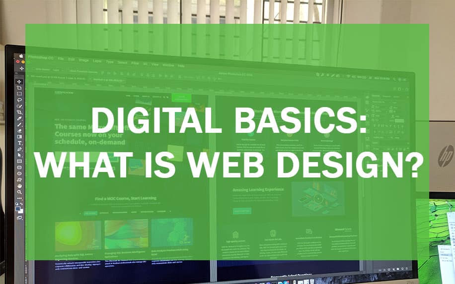 What is web design header image
