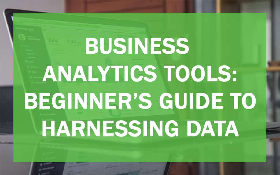 Business analytics tools header