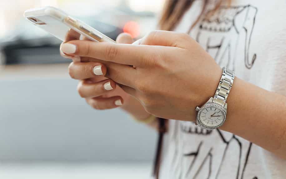 Mobile device example image