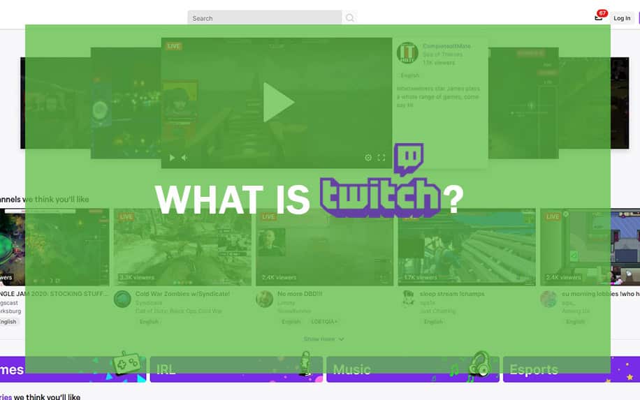 What is Twitch header