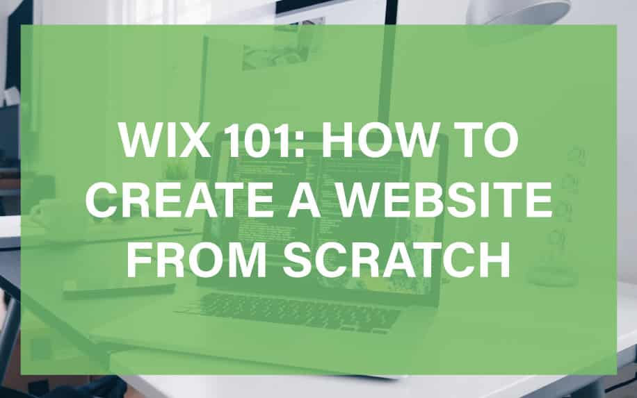 Create a WIX website from scratch featured image