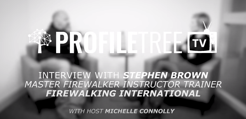 Stephen brown: talking team building and firewalking