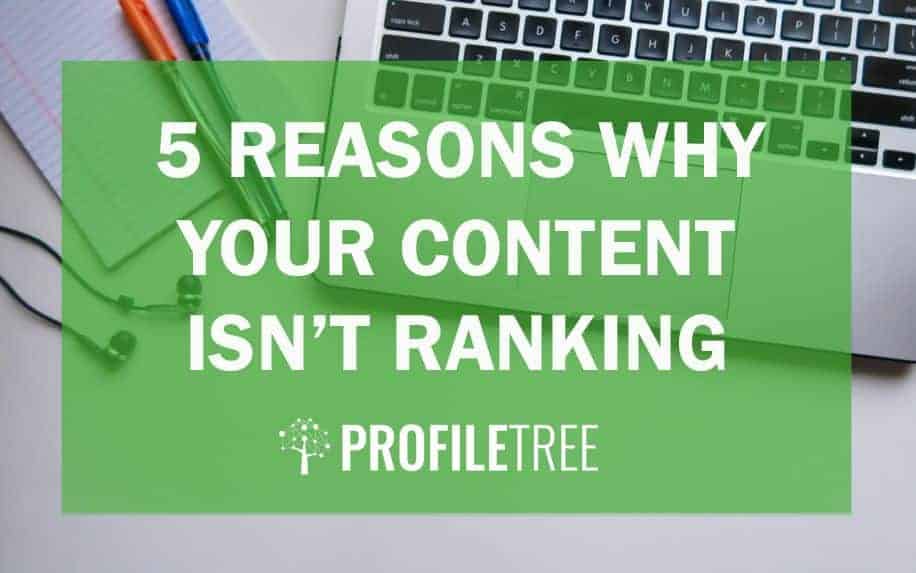 why isn't your content ranking