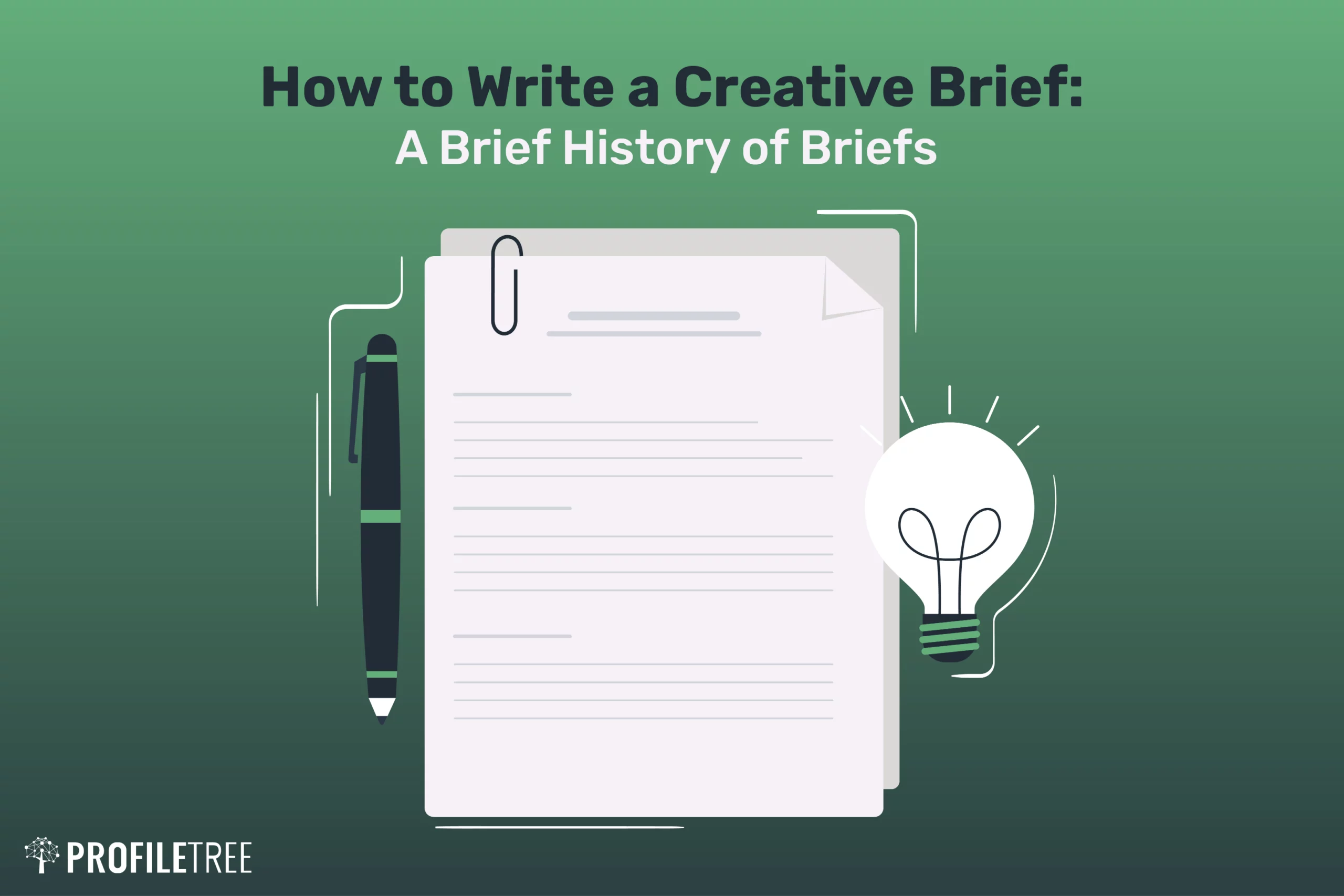 How to write a creative brief