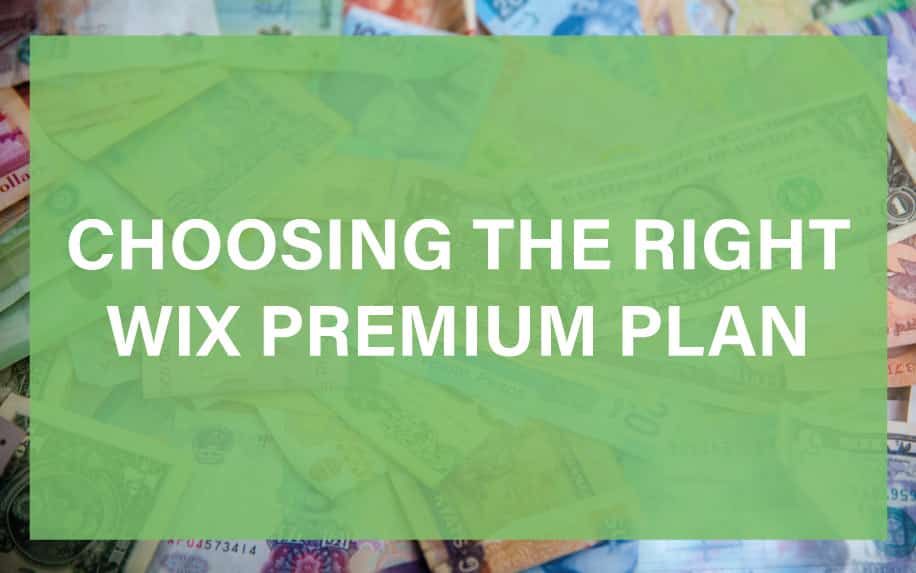 WIX premium plan featured image