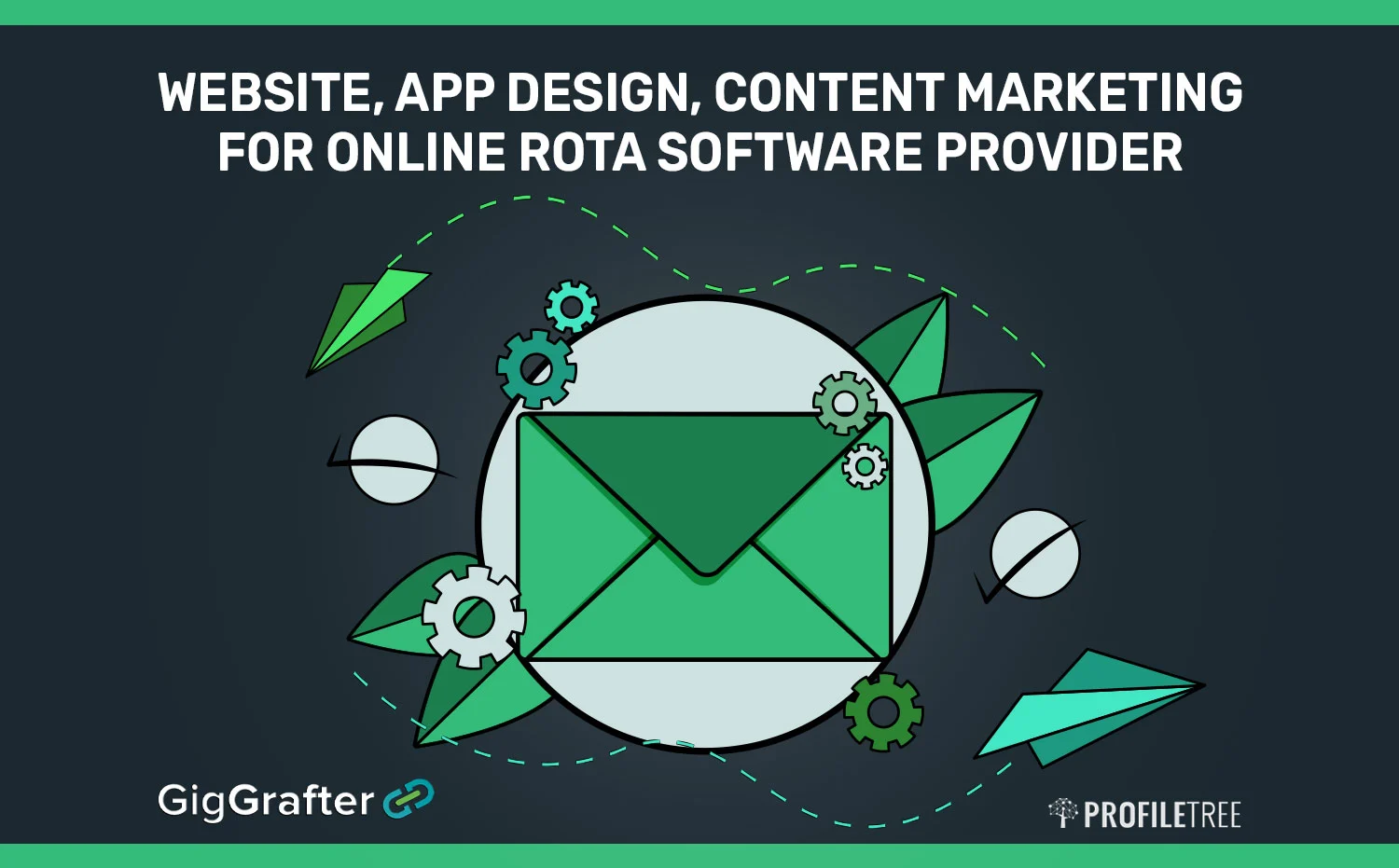Website App Design and Content Marketing for Online Rota Software Provider