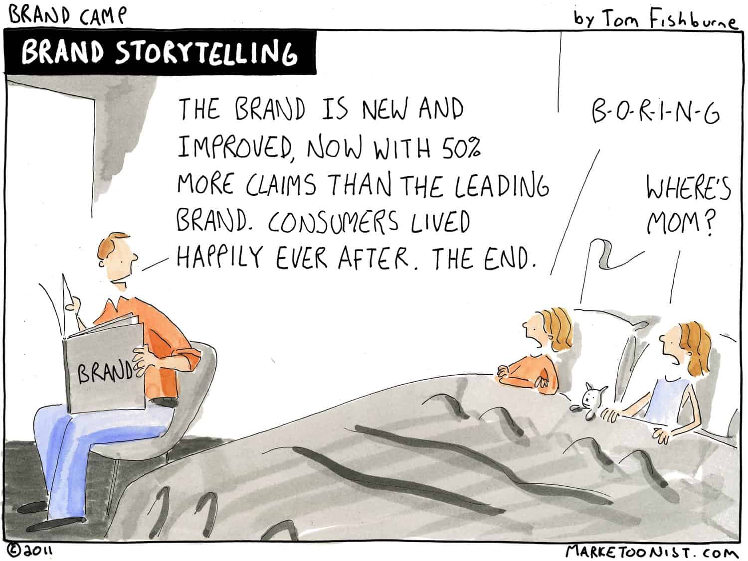 Story VS Brand Story-The Cartoonist