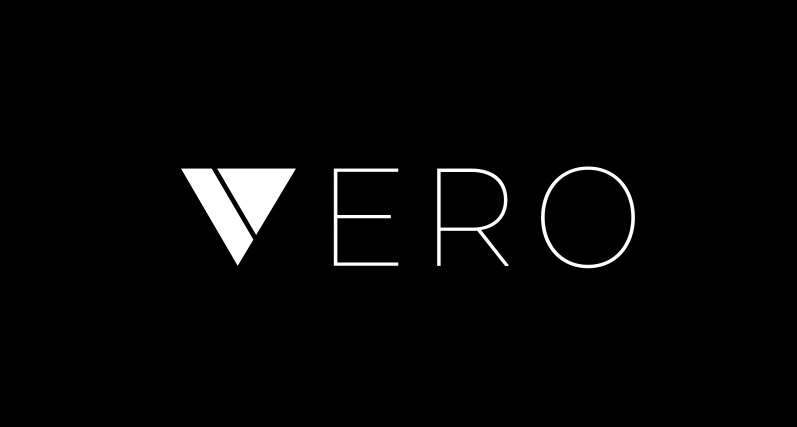 Vero black logo for Vero App blog