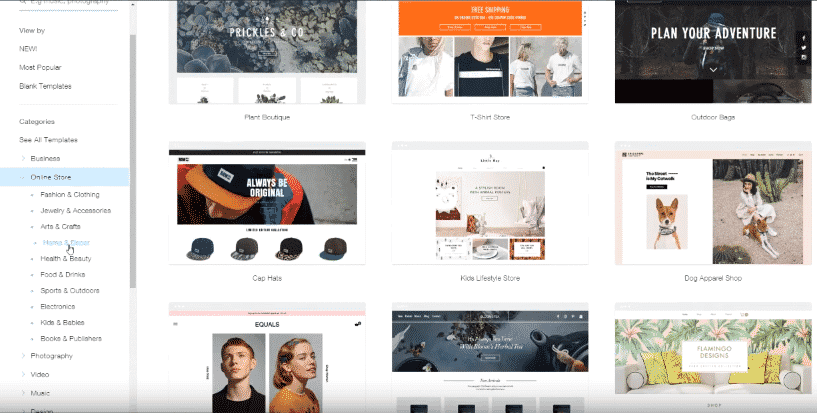Choosing the perfect wix theme for your site