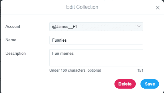 tweetdeck edit collection column