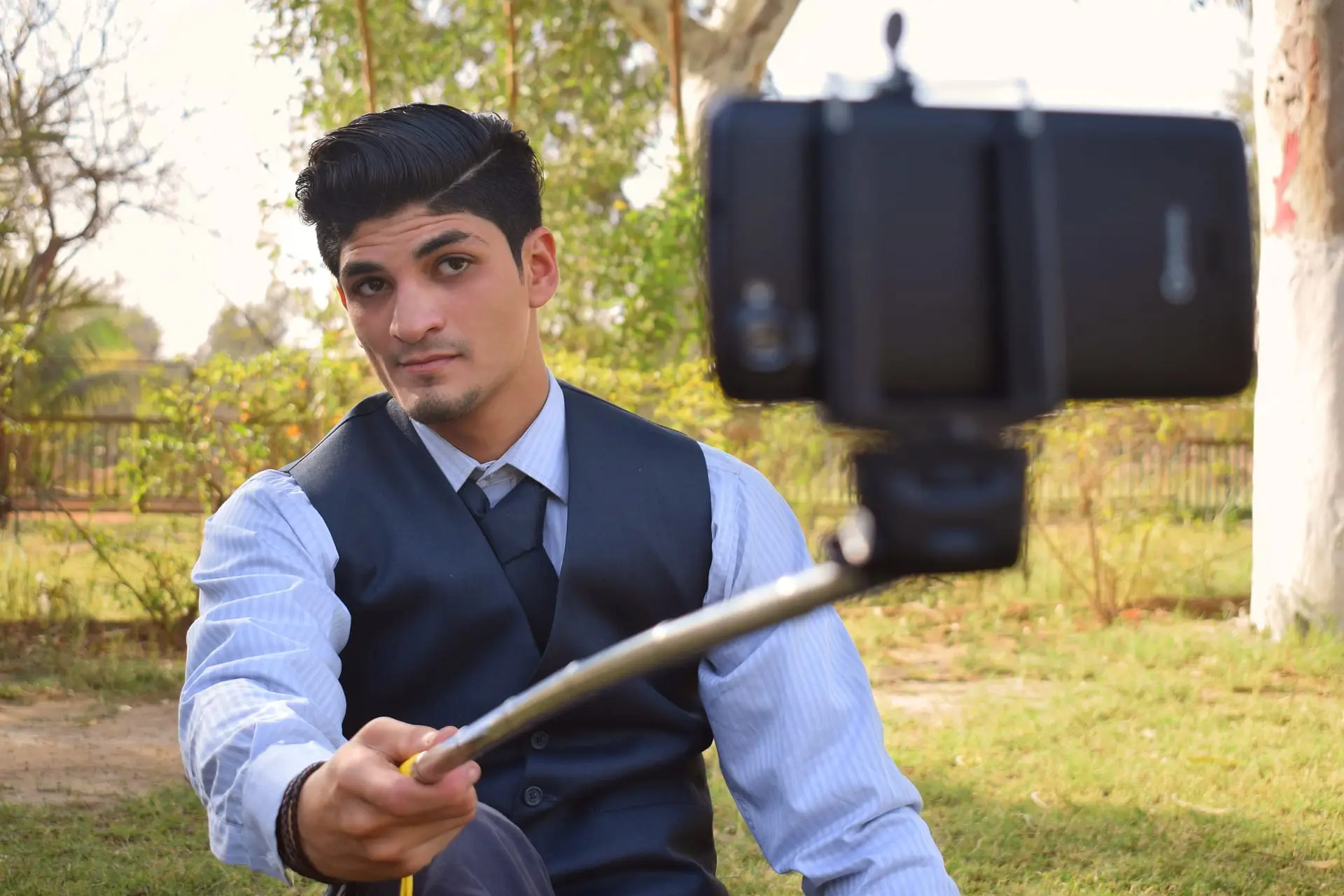 Selfie image for content marketing images blog