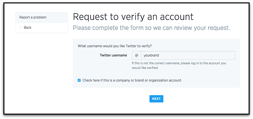 Twitter screengrab for How To Get Verified On Twitter articles