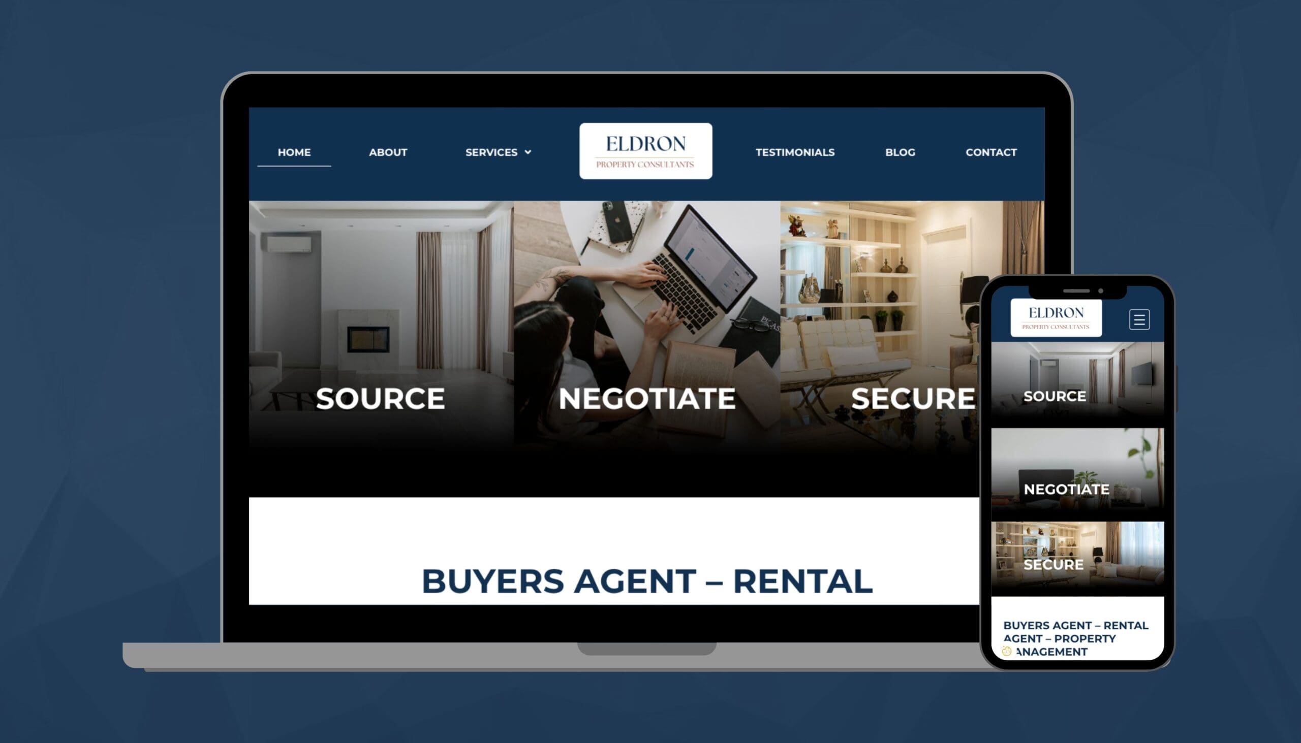 Web Design and Development for Independent Property Buyer Consultant