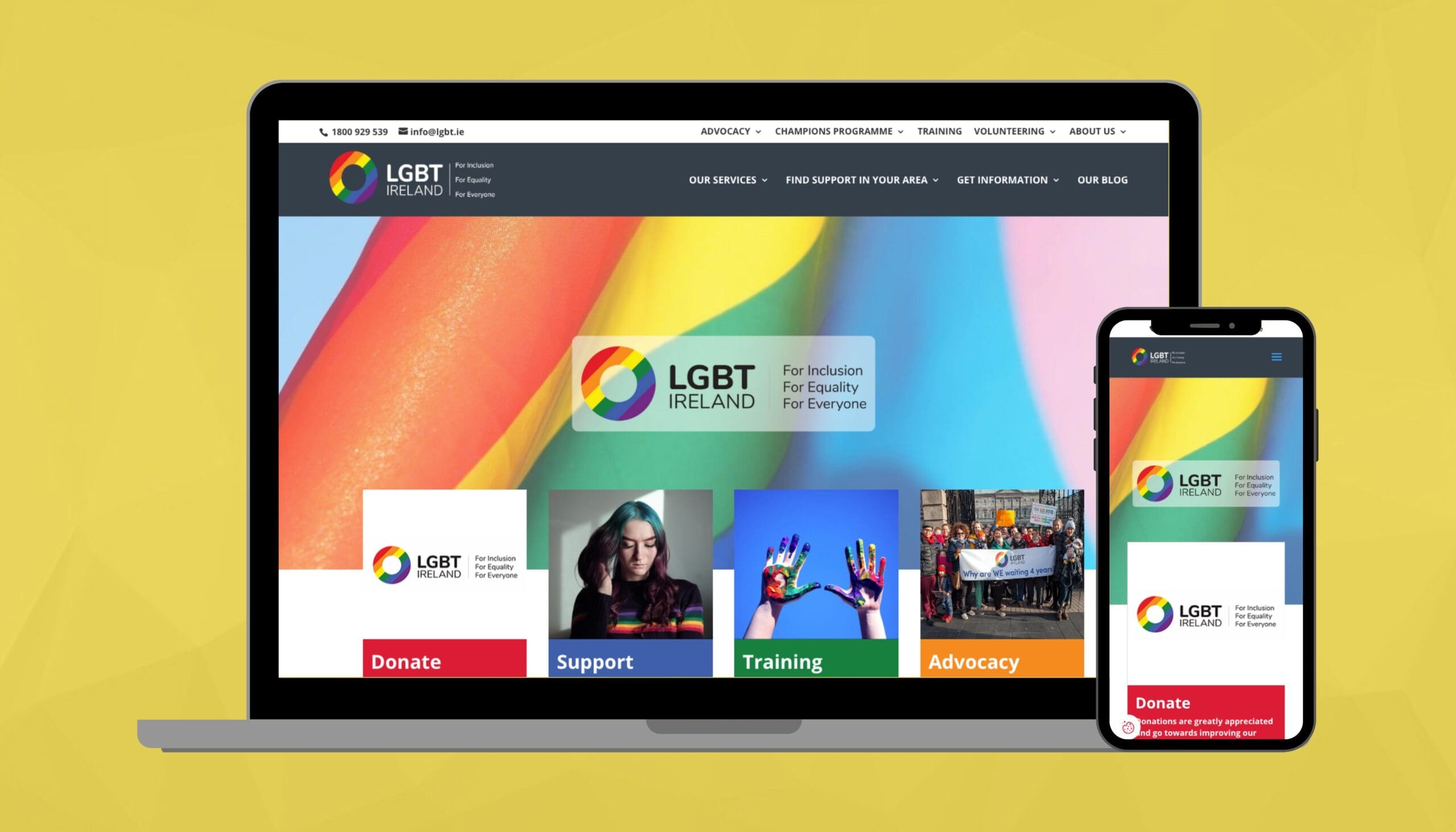 Website Design for LGBT project