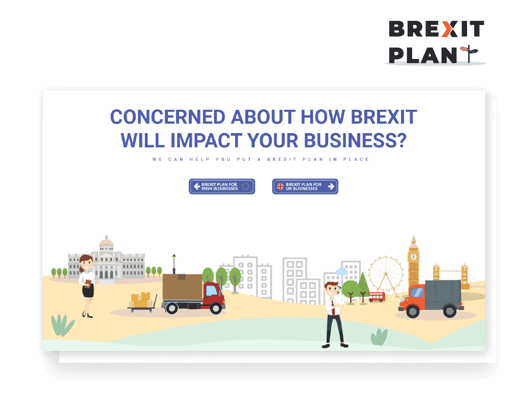 Screenshot of Creative Website Design and Development for Brexit Business Advisory Service