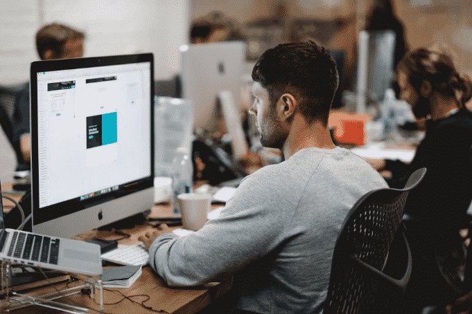 Graphic Designer Creating Graphics