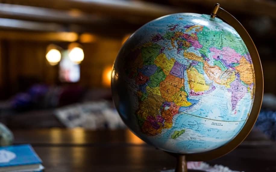 geographic-segmentation A image of a globe to symbolise geographic segmentation.