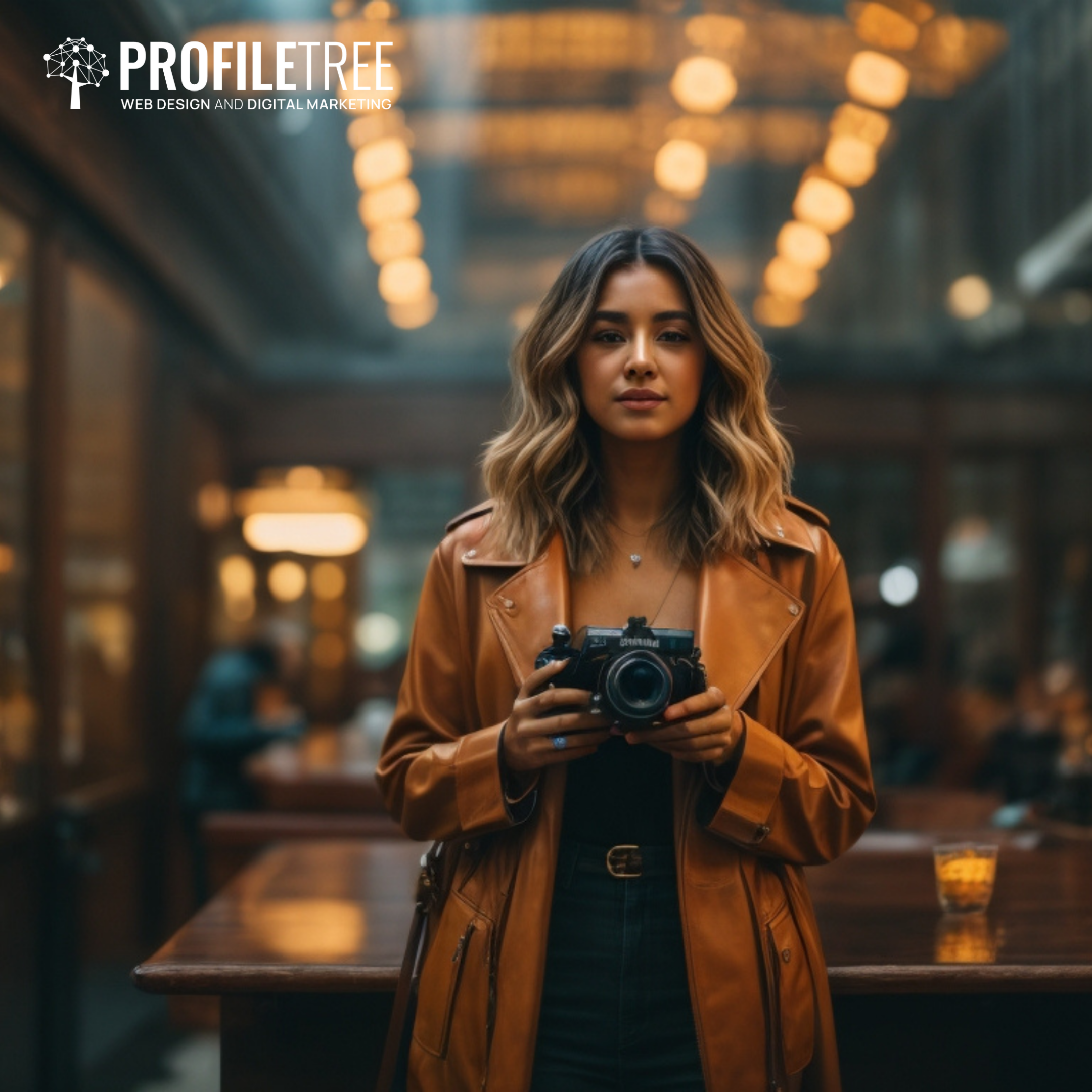 Image of influencer with camera
