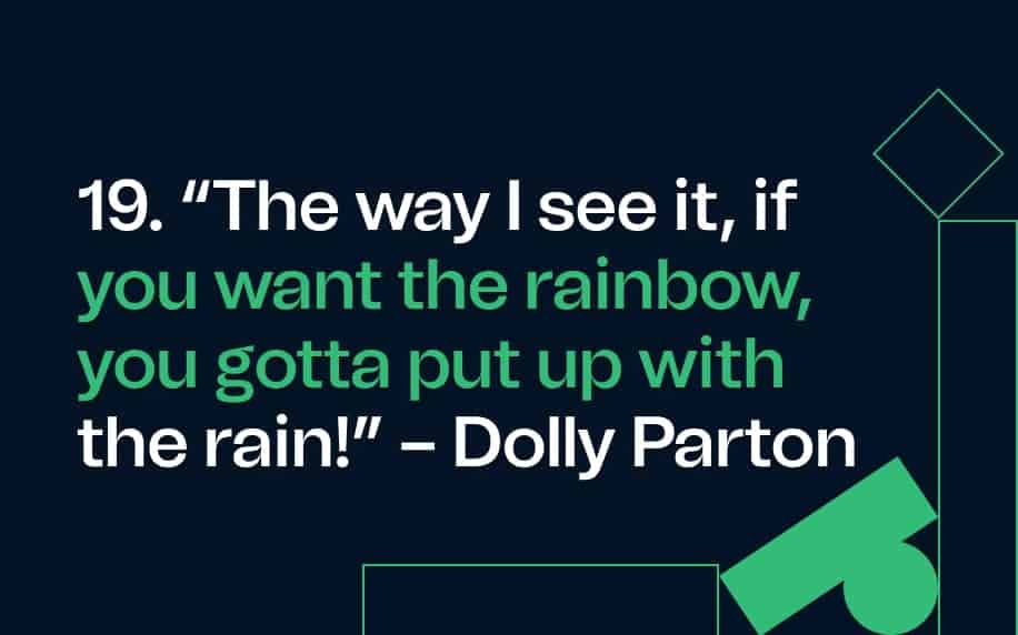 a quote by dolly parton