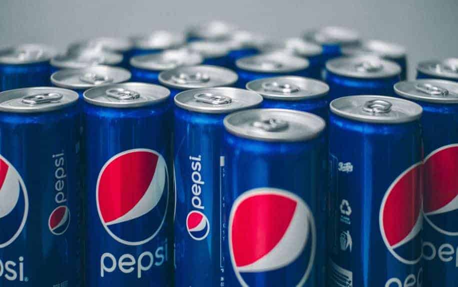A photo of pepsi cans