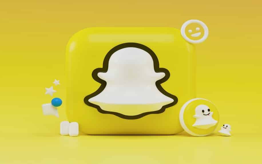 Yellow snapchat logo