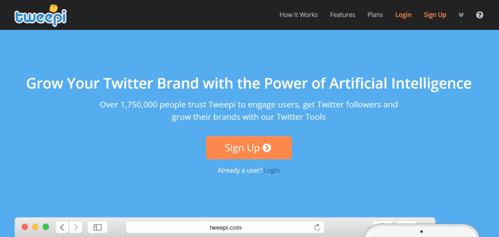 Tweepi is a Twitter analytics tools that offers a free or premium plan.
