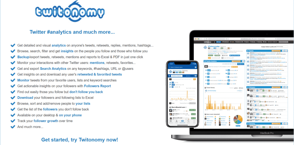 Twitonomy is a free Twitter analytics tool