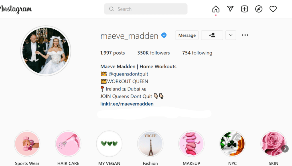 macro-social media influencer-Maeve Madden