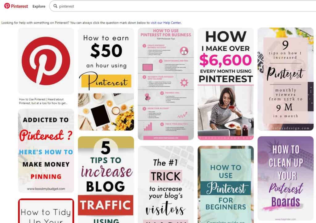 Pinterest Layout - Social Media for your Small Business