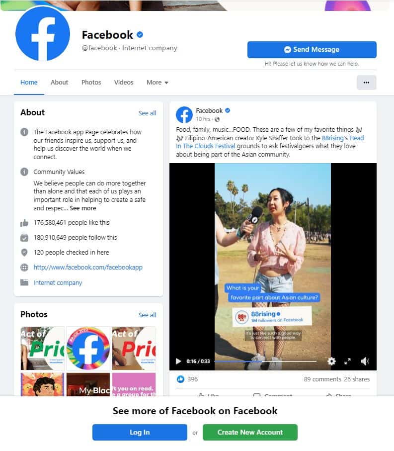 Facebook Layout - Social Media for Small Businesses