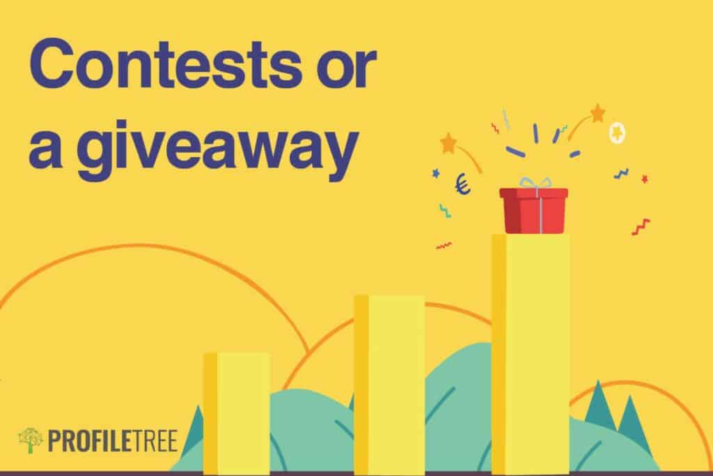 Ideas of What to Post on Social Media for Your Business.contest or a giveaway