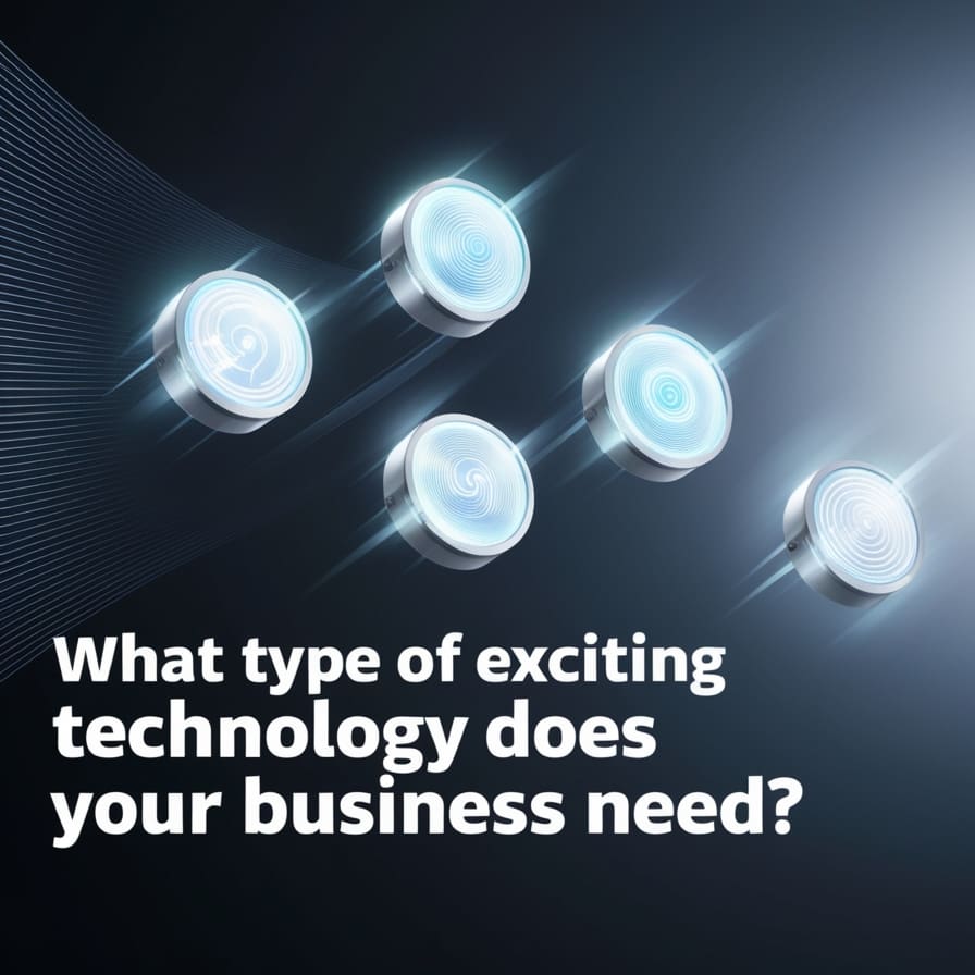 What type of exciting technology does your business need? The 5 types of technology are explained
