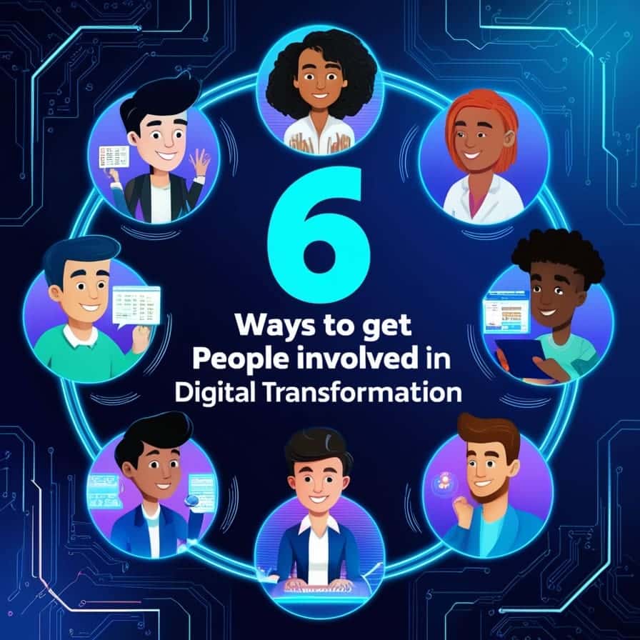 Involvement in Digital Transformation: 6 ways on how you can get people involved