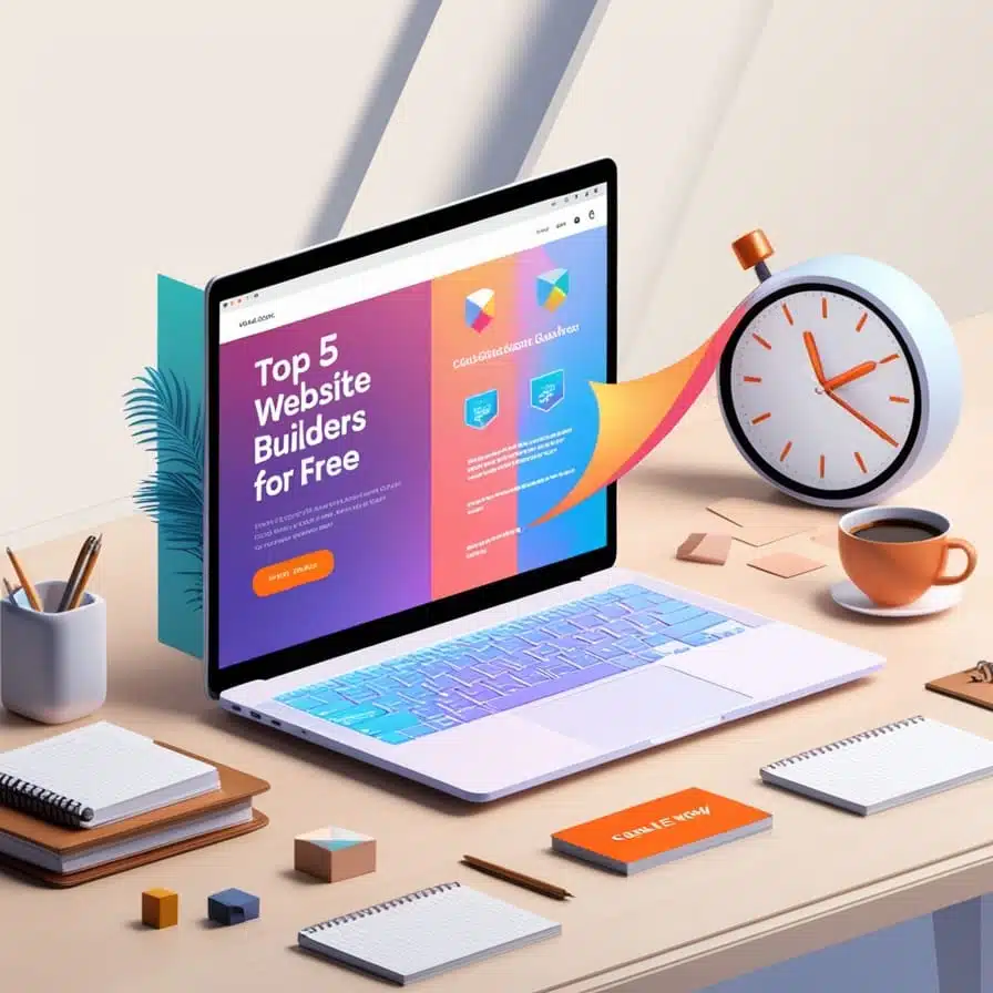 Top 5 Website Builders for Free to Create Your Own in Less Than 10 Minutes