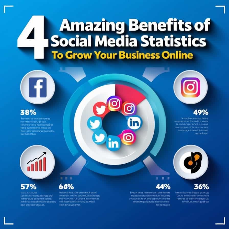 4 Amazing Benefits of Social Media Statistics To Grow Your Business Online