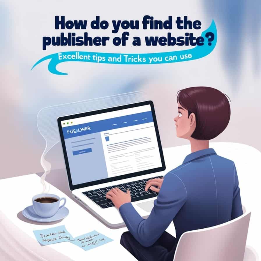 How Do You Find The Publisher of a Website? Excellent Tips and Tricks You Can Use