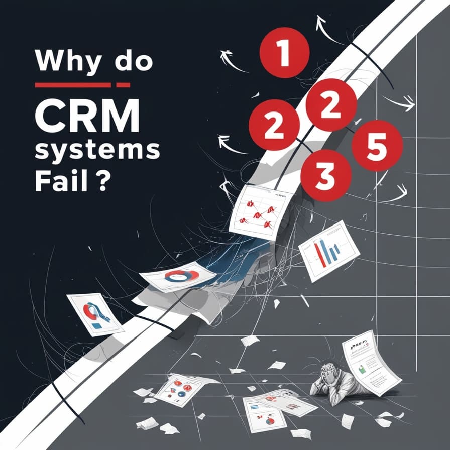 Why do CRM Systems fail? 5 reasons behind this