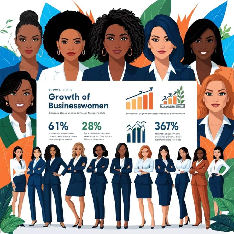 Women in Business Growth Statistics 