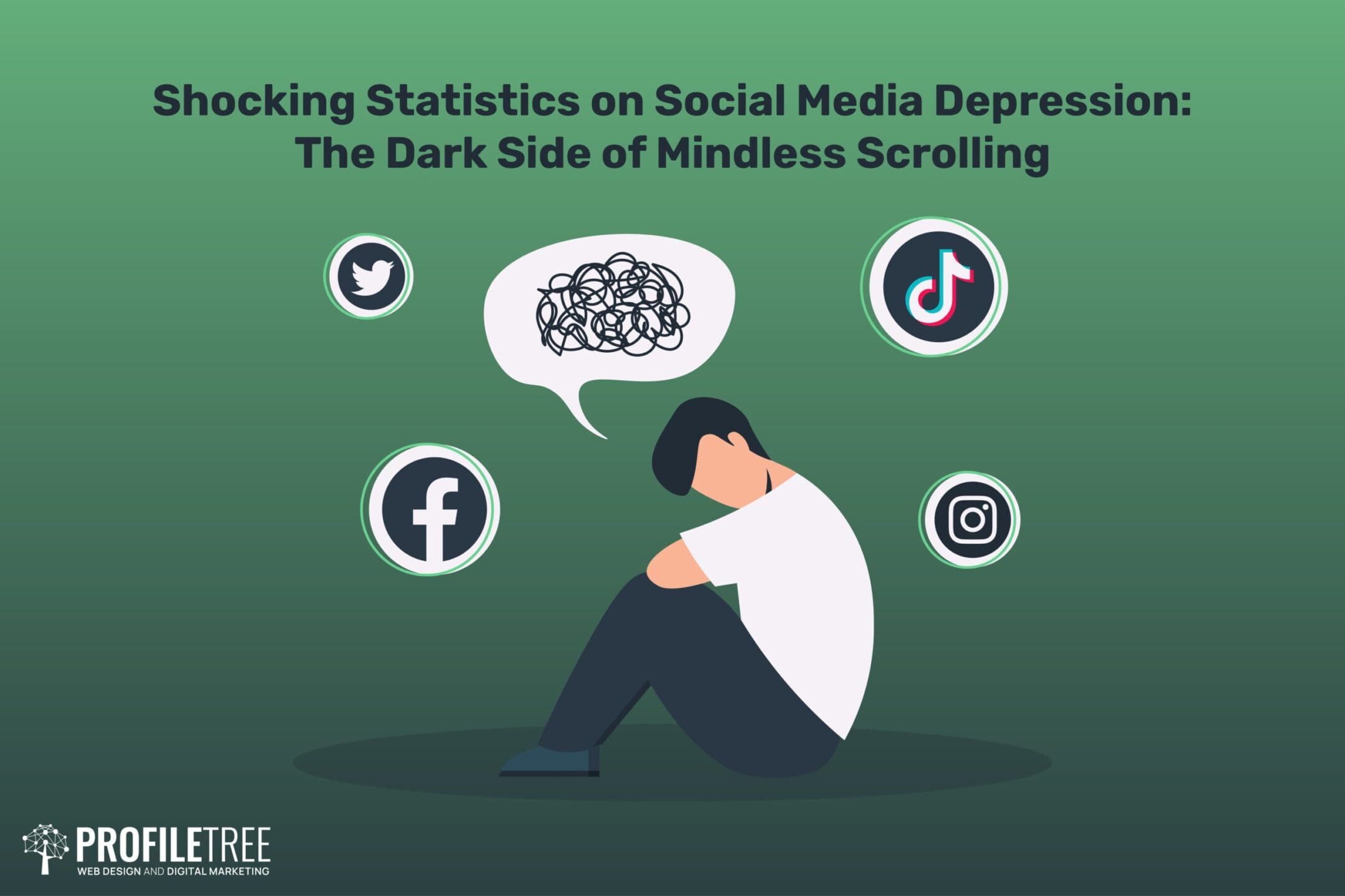 Shocking statistics on social media depression: the dark side of mindless scrolling